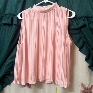 Zara Flowy Pleated Blouse